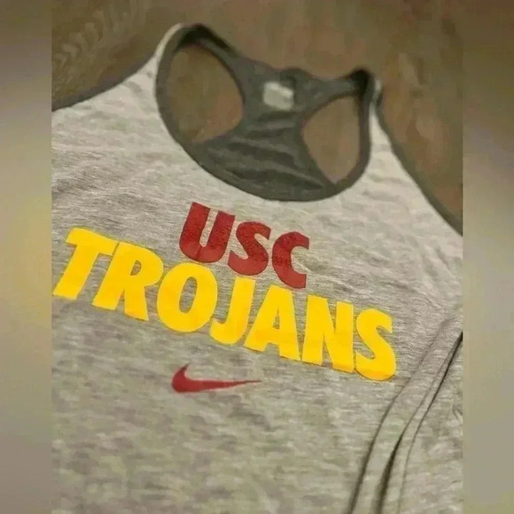 Nike XL gray tank with USC Trojans print - Picture 2 of 6